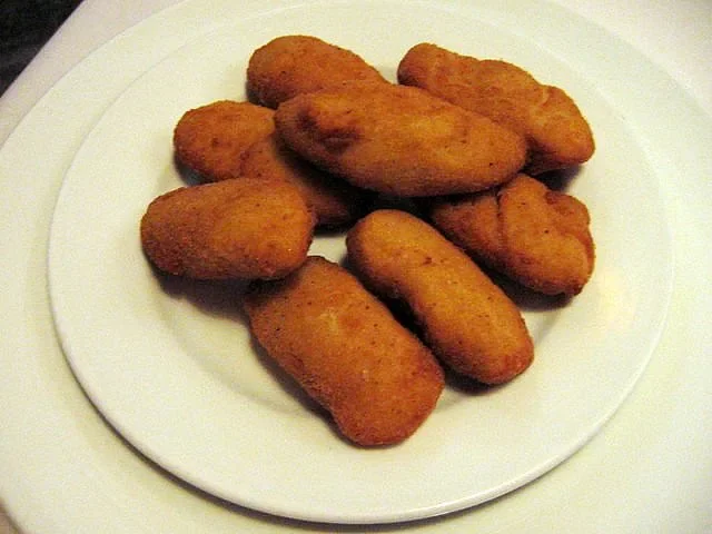 Plato de croquetas de jamón